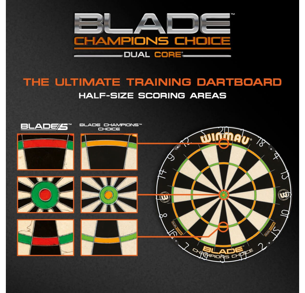WINMAU Dartboard Blade Champions Choice - Dual Core, 7 image