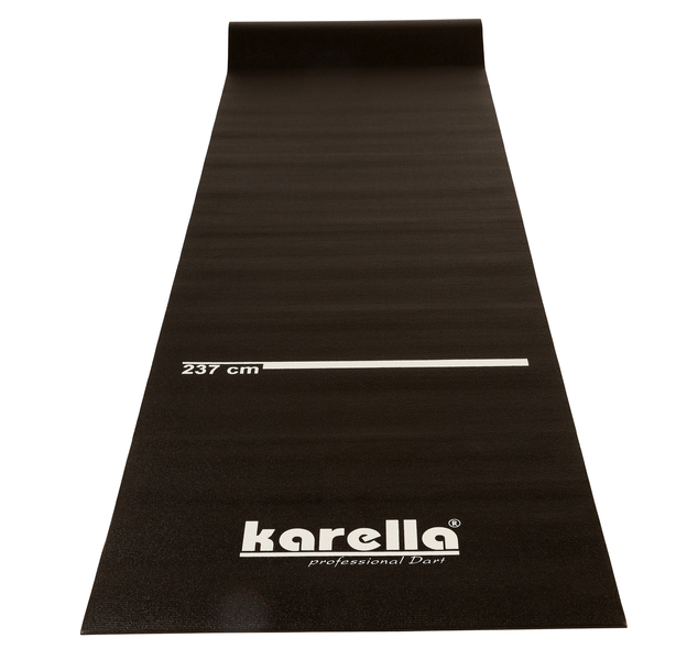 Karella Dartmatte EcoStar 80cm, Breite: 80, Farbe: Schwarz