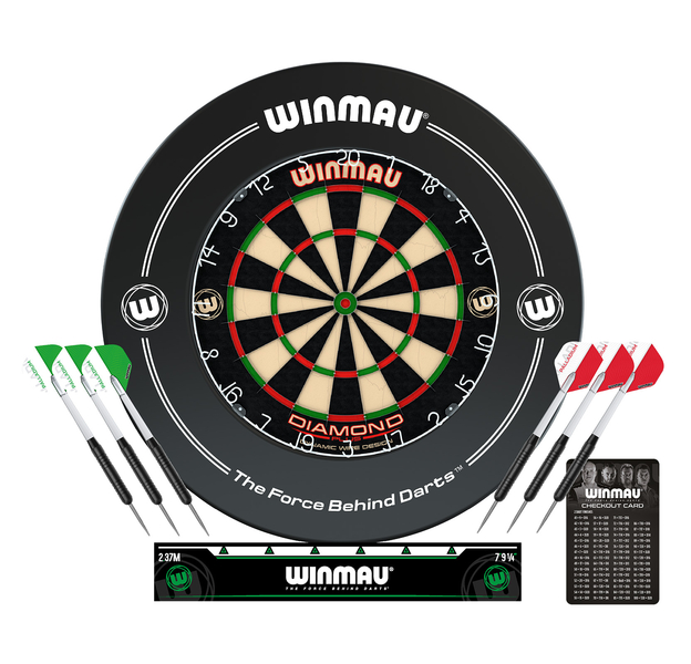 Winmau BUNDLE "Diamond Plus" Dartboard Surround Set