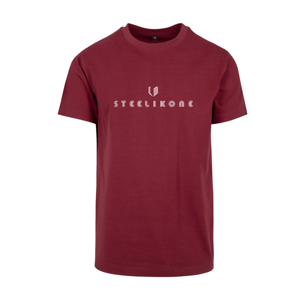 STEELIKONE Shirt "Retrosteel", Farbe: Burgundy, Größe: XL
