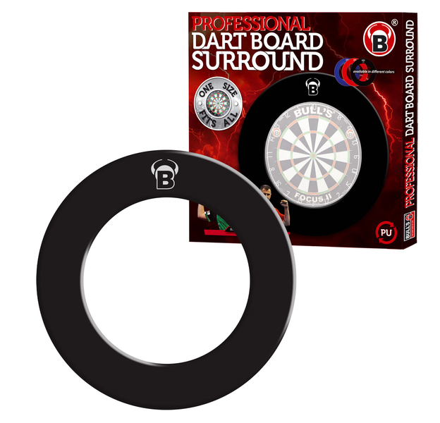 BULL'S Pro Dartboard Surround 1tlg., Surround Farbe: Rot, 3 image