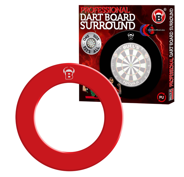 BULL'S Pro Dartboard Surround 1tlg., Surround Farbe: Rot