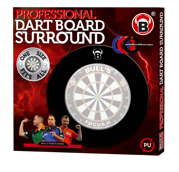 BULL'S Pro Dartboard Surround 1tlg., Surround Farbe: Rot, 5 image