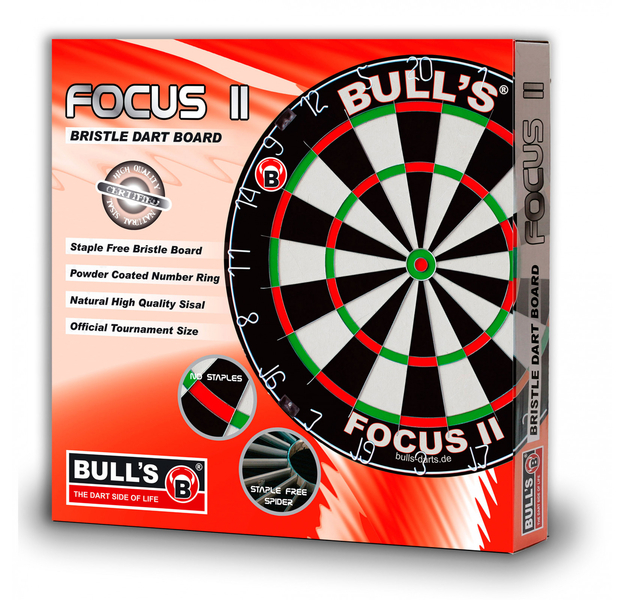 BULL'S Focus II Bristle Dartboard, 4 image