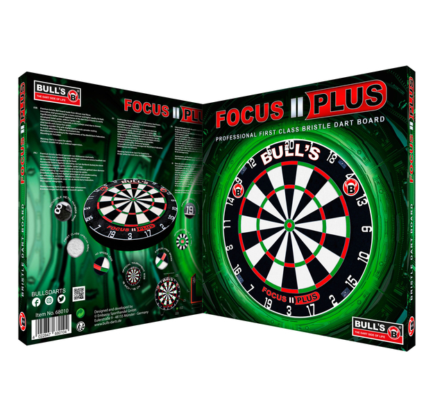 BULL'S Focus II Plus Dartboard, 5 image