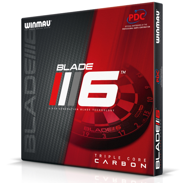 Winmau "Blade 6 Triple Core Carbon PDC" Steeldartboard, 2 image