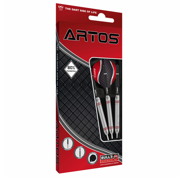 BULL'S Artos AR3 Steeldarts, Red 80% Tungsten, Gewicht: 22, 2 image