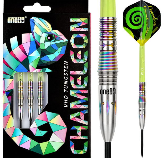 One80 - Chameleon Ruby - Steeldarts, Gewicht: 22