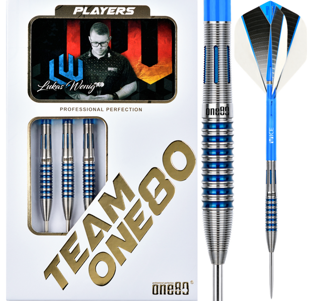 One80 - Lukas Wenig - Steeldarts, Gewicht: 24