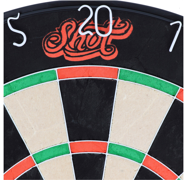 Shot Bandit Dartboard mit der weißen Spinne, 10 image