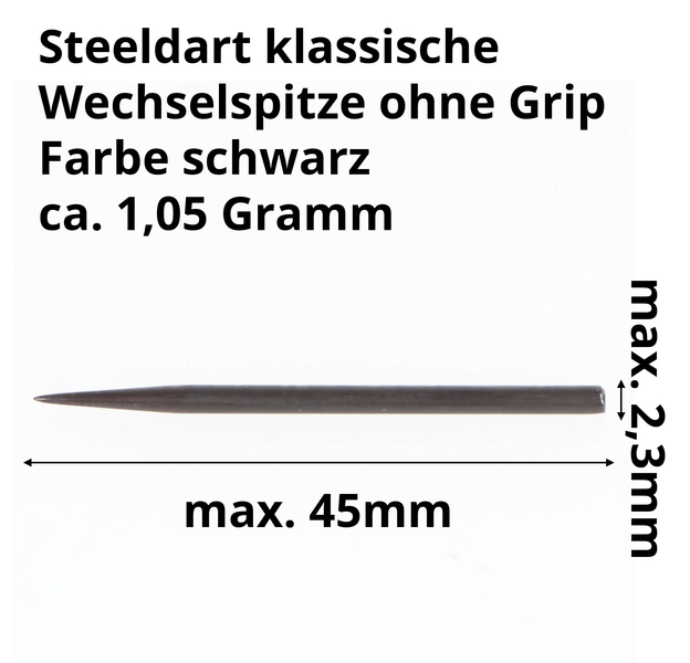 Wechselspitze für Steeldarts, XL 45mm, 3 Stück, 8 image