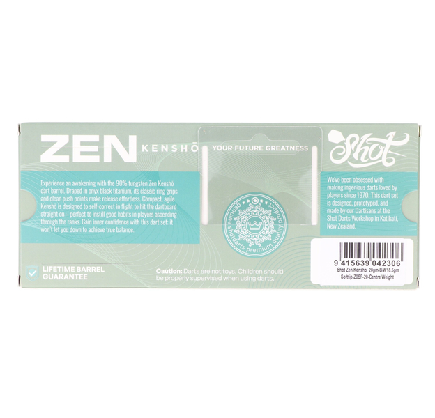 Shot Zen Softldart Kensho, 90% Tungsten, 20 Gramm, 7 image