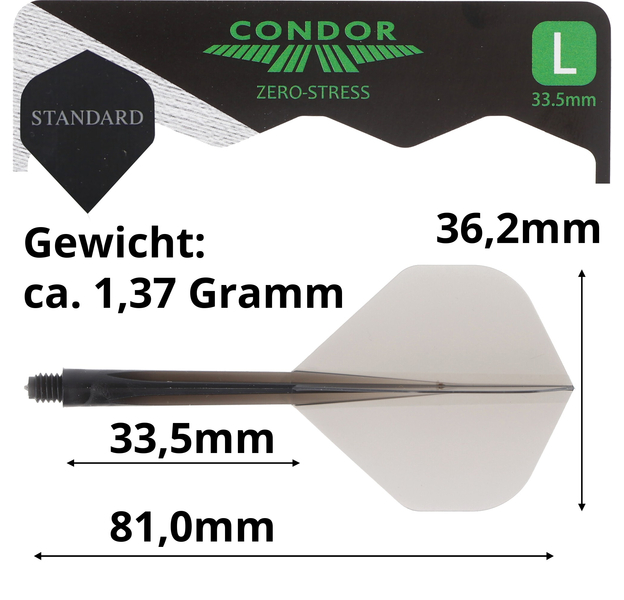 Condor Zero-Stress Standard, Gr. L, Schwarz, 33.5mm, 6 image