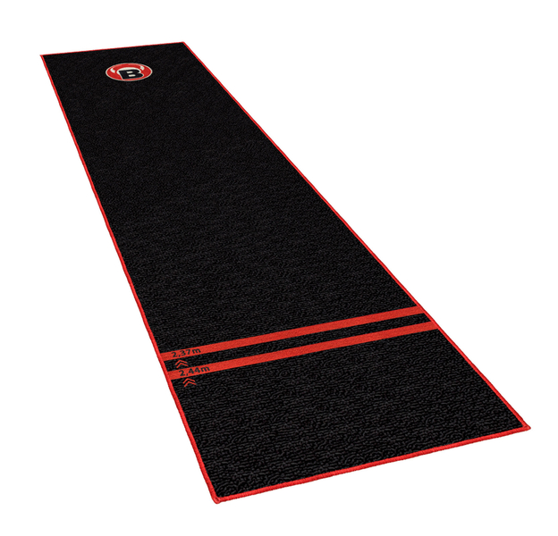 BULL'S Dartteppich "Carpet Mat 80x280 cm" schwarz