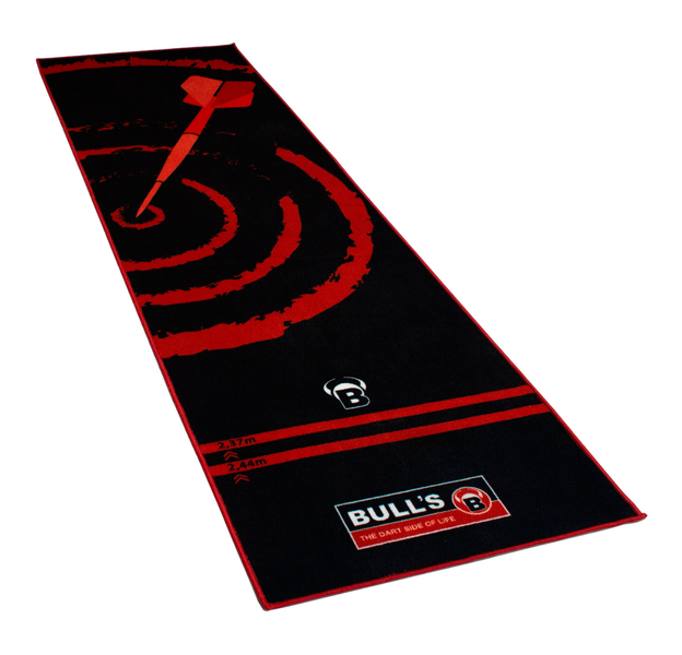 BULL'S Dartteppich "Carpet Mat 80x280 cm" rot