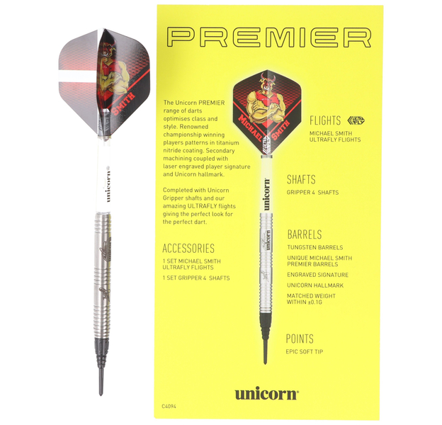 Michael Smith Softdart, Unicorn, Bully Boy, Maestro Premier, 21 Gramm, 8 image