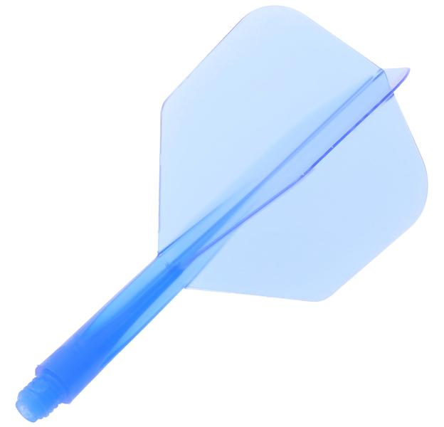 Dartflight Zero Stress, Small S, short, transparent Blau, 21,5mm, 2 image