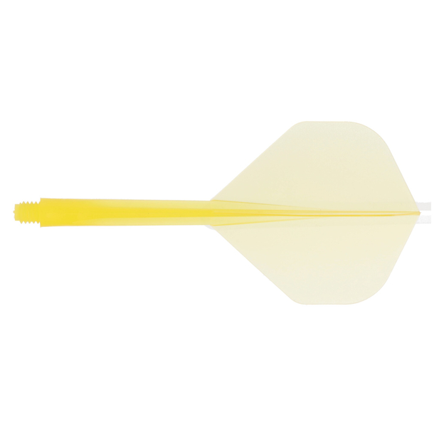 Condor Dartflight Zero Stress, Standard L, long, transparent gelb, 33,5mm, 4 image