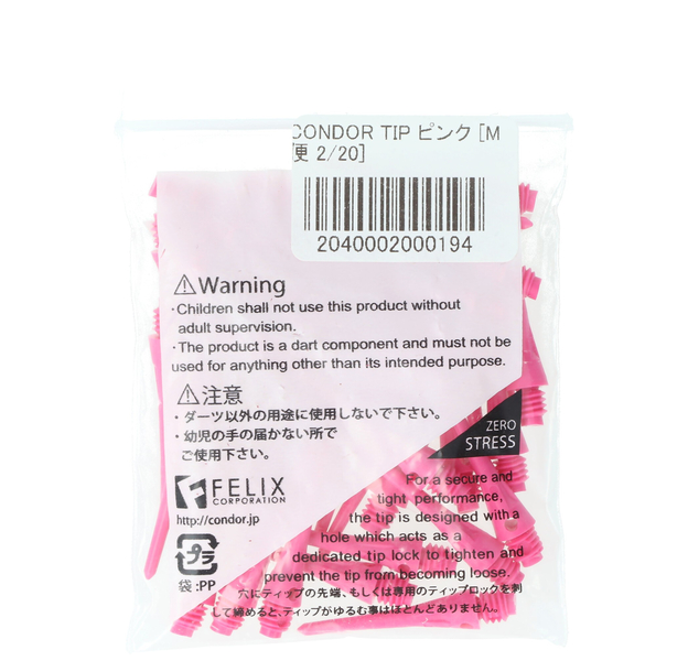 Condor Zero-Stress Softdartspitzen Pink, 29,2mm, 7 image