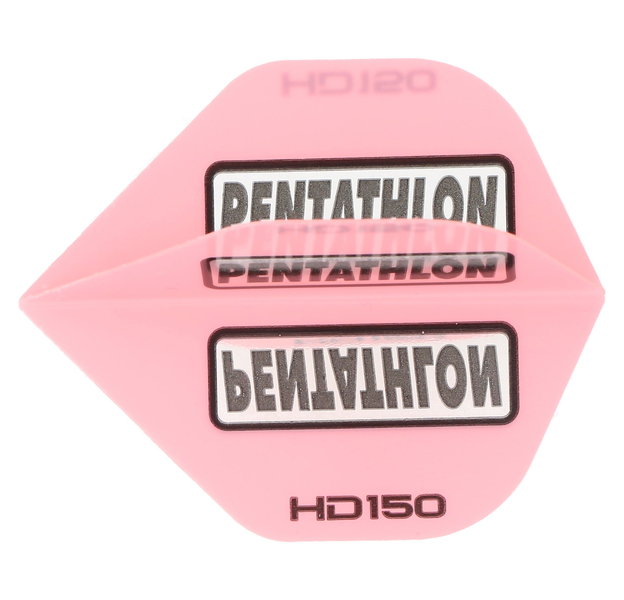 Pentathlon HD150 Dart Flights, Rosa Pink, 3 Stück 150 Micron, 3 image