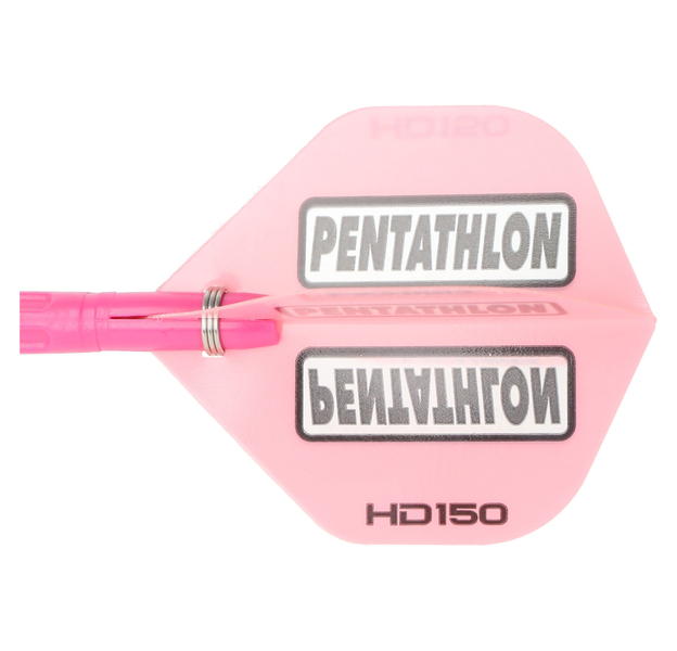 Pentathlon HD150 Dart Flights, Rosa Pink, 3 Stück 150 Micron, 5 image