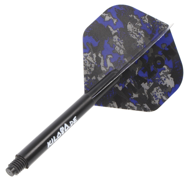 Dart Flights Camouflage blau Standard No.2, 44x36mm, 5 image