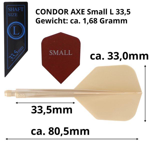 Condor AXE, Metallic Champagne Gold, Gr. L, Small, 33.5mm, 6 image