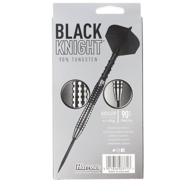 Black Knight, Steeldart, Schwarz & Silber, 90% Tungsten, 25 Gramm, 8 image