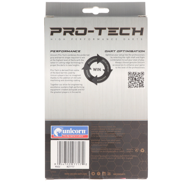 Pro-Tech Style 5 Steel Darts, 90% Tungsten, 23 Gramm, 8 image