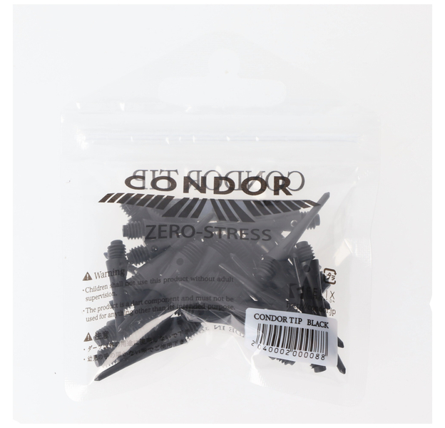 Zero-Stress Dartspitzen, schwarz 25mm, 40 Stück, 9 image