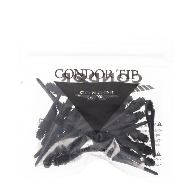 Zero-Stress Dartspitzen, schwarz 25mm, 40 Stück, 8 image
