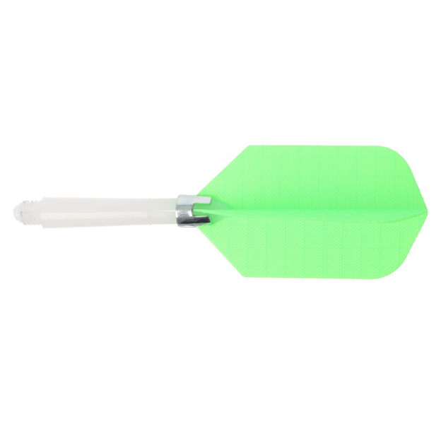Nylonflight Slim neon grün, Dartflight Stoff, 3 Stück, 6 image