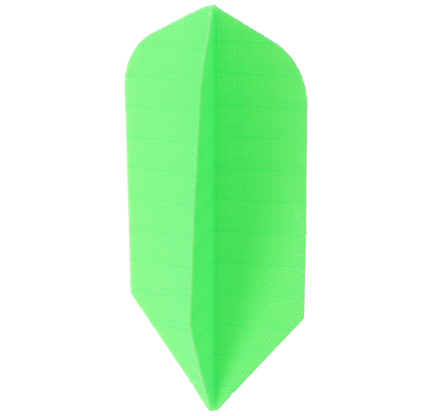 Nylonflight Slim neon grün, Dartflight Stoff, 3 Stück, 4 image