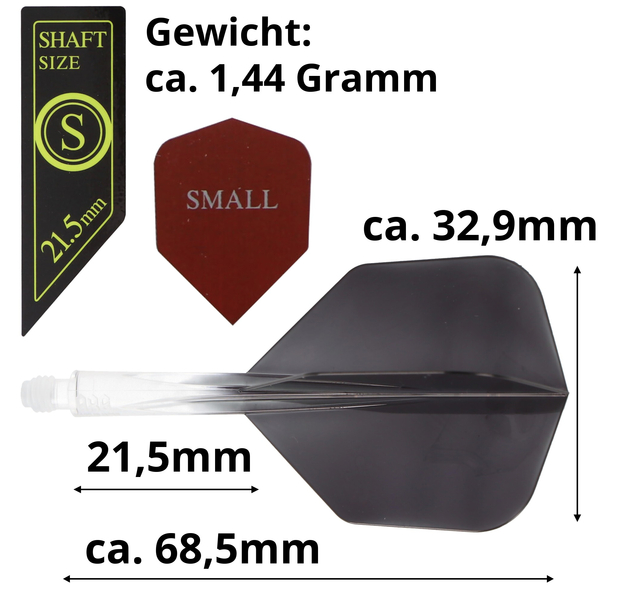 Condor AXE, schwarz Transparent, Gr. S, Small, 21.5mm, 6 image