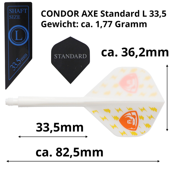 Condor AXE, weiß, Thunderbolt Bear, Gr. L, Standard, 33,5mm, 6 image