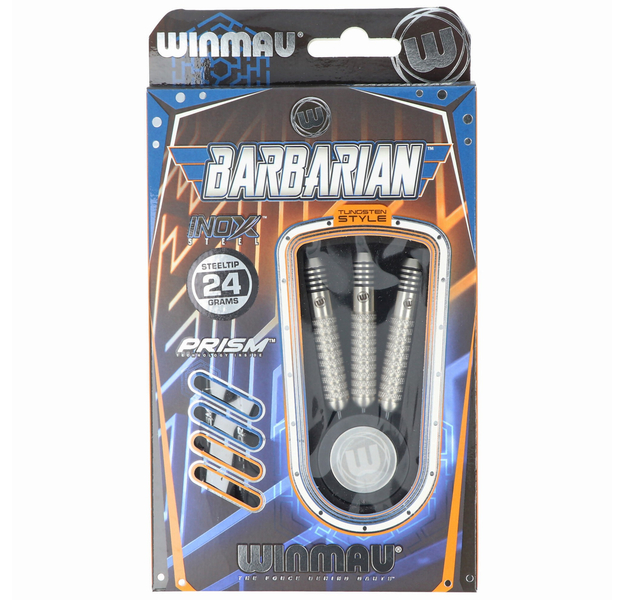 Barbarian Steeldart, Inox-Stahl silber schwarz, 24 Gramm, 6 image