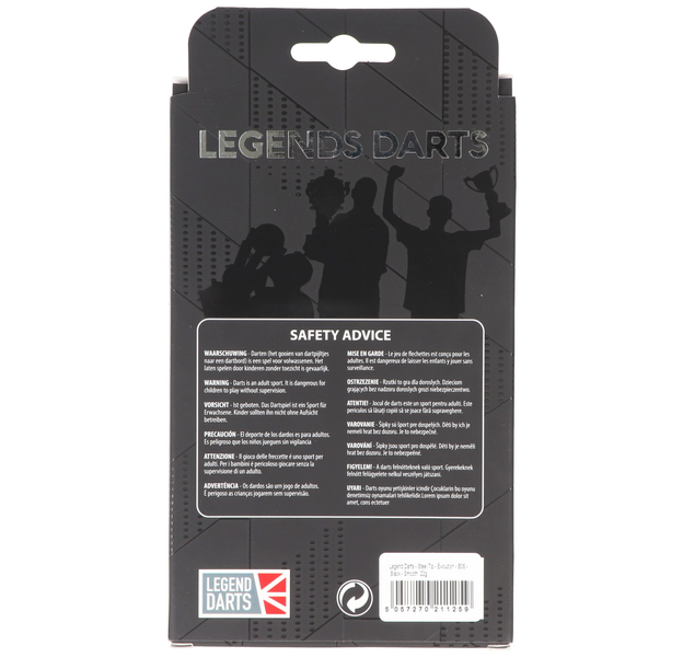 Legends Darts, Steeldart, Evolution Series, B06. schwarz, 24 Gramm, 7 image
