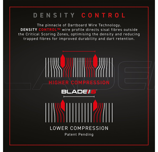 Winmau Blade 6 Dual Core Dartboard, 5 image