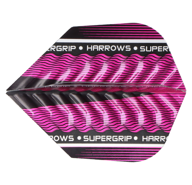 Harrows Supergrip X Dartflight, Standard, pink, 3 Stück, 3 image