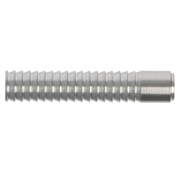 Softdart Barrel, silber geriffelt, 85% Tungsten, 45mm, 20 Gramm, 6 image