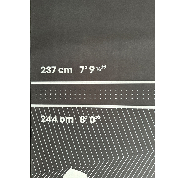 Dartmatte schwarz mit Abwurflinie 237cm, 300 x 60 cm, 3 image