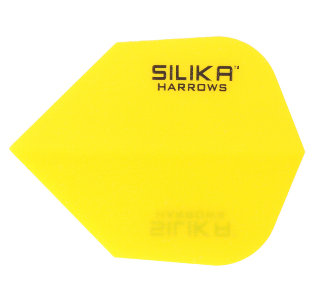Harrows Silika Dartflight, Kristall-Beschichtung, Std., No6, gelb, 2 image