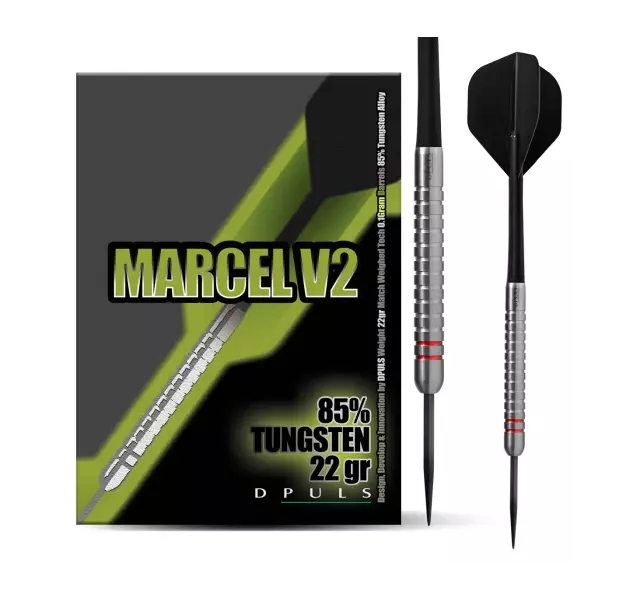 Dpuls Marcel V2 Steeldart Set 85% Tungsten 22g