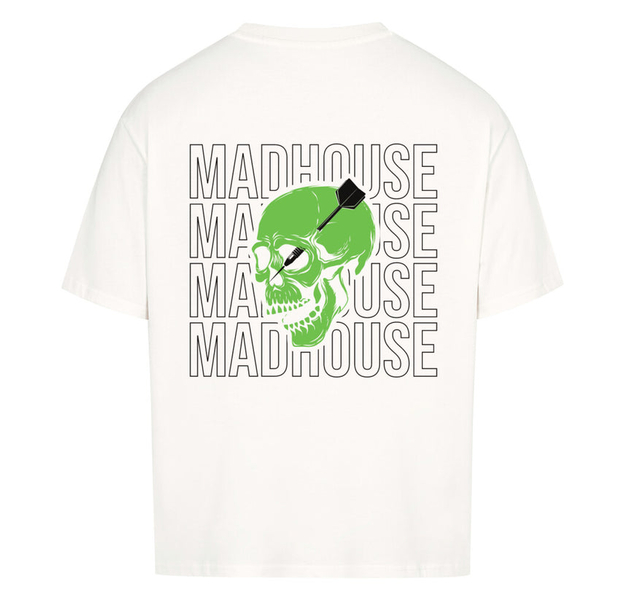 MADHOUSE | Oversized Shirt, Farbe: Weiß, Größe: 4XL