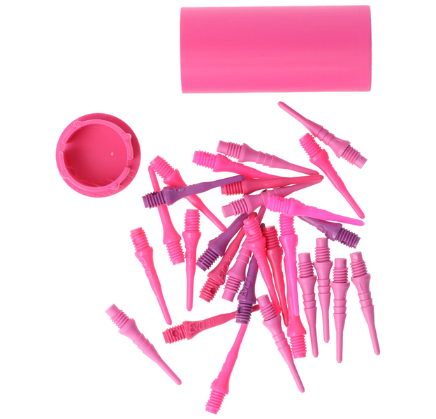 Dartröhrchen mini für Spitzen, pink, mit extrem haltbaren Deckel, 5 image