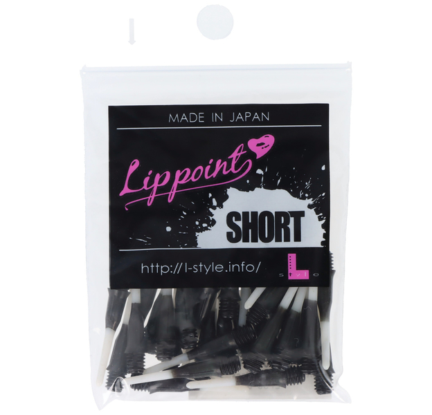 L-Style Lippoint Short schwarz weiß Dartspitzen, 30 Stück, 7 image