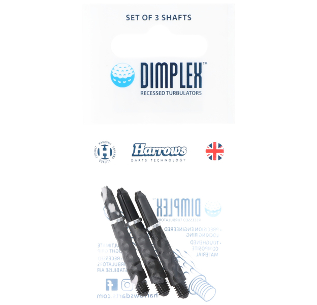 Dimplex Dart Shaft, schwarz, short, 34mm, 7 image