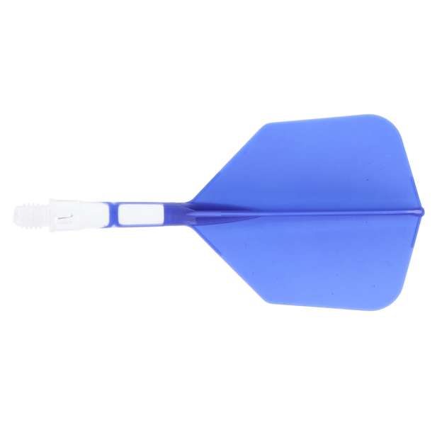 Cuesoul integrierte Dart Flights AK7, Standard S, blau transparent, 6 image