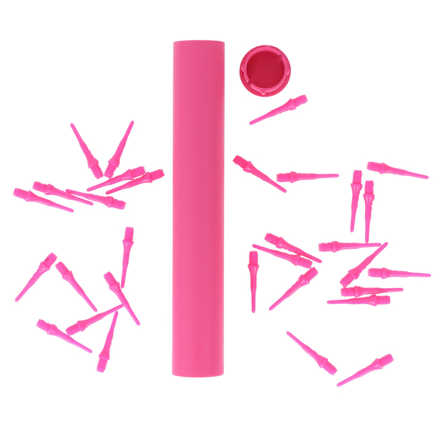 Dartröhrchen für Spitzen, pink, mit extrem haltbaren Deckel, 2 image