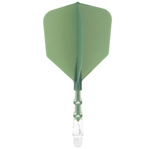  Cuesoul integrierte Dart Flights AK7, Standard M, grün transparent , 5 image